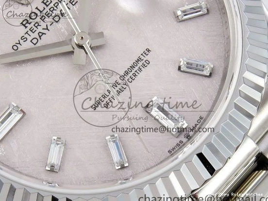 Good Copy Rolex Watches on JDF Bracelet V3 VR3255 Silver 904L Weight) 40 Moon Crystal Steel President (Gain Dial Durable DayDate SS 1428 1224